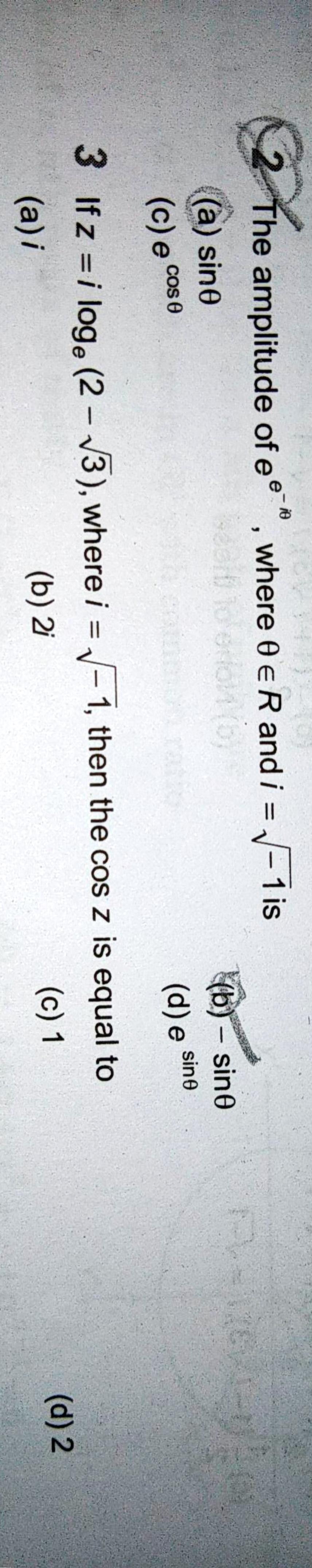 Question image for Sir please tell me question no 3 of the attached